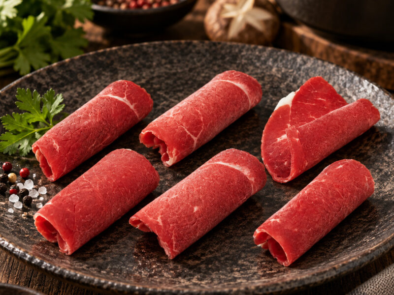 羊肉切片