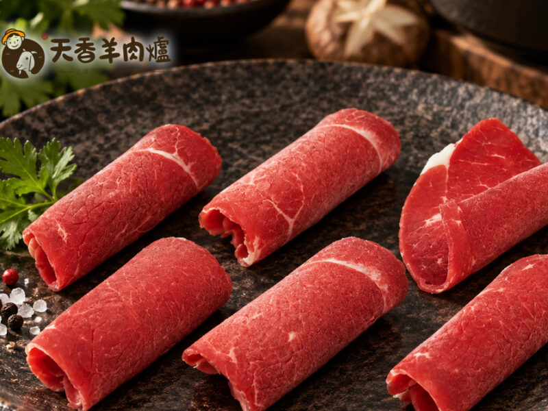 羊肉切片